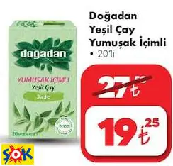 DOĞADAN YEŞİL ÇAY YUMUŞAK İÇİMLİ